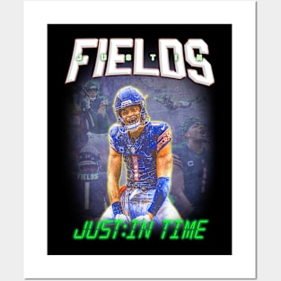 Justin Fields "Just In Time" Bears Posters and Art